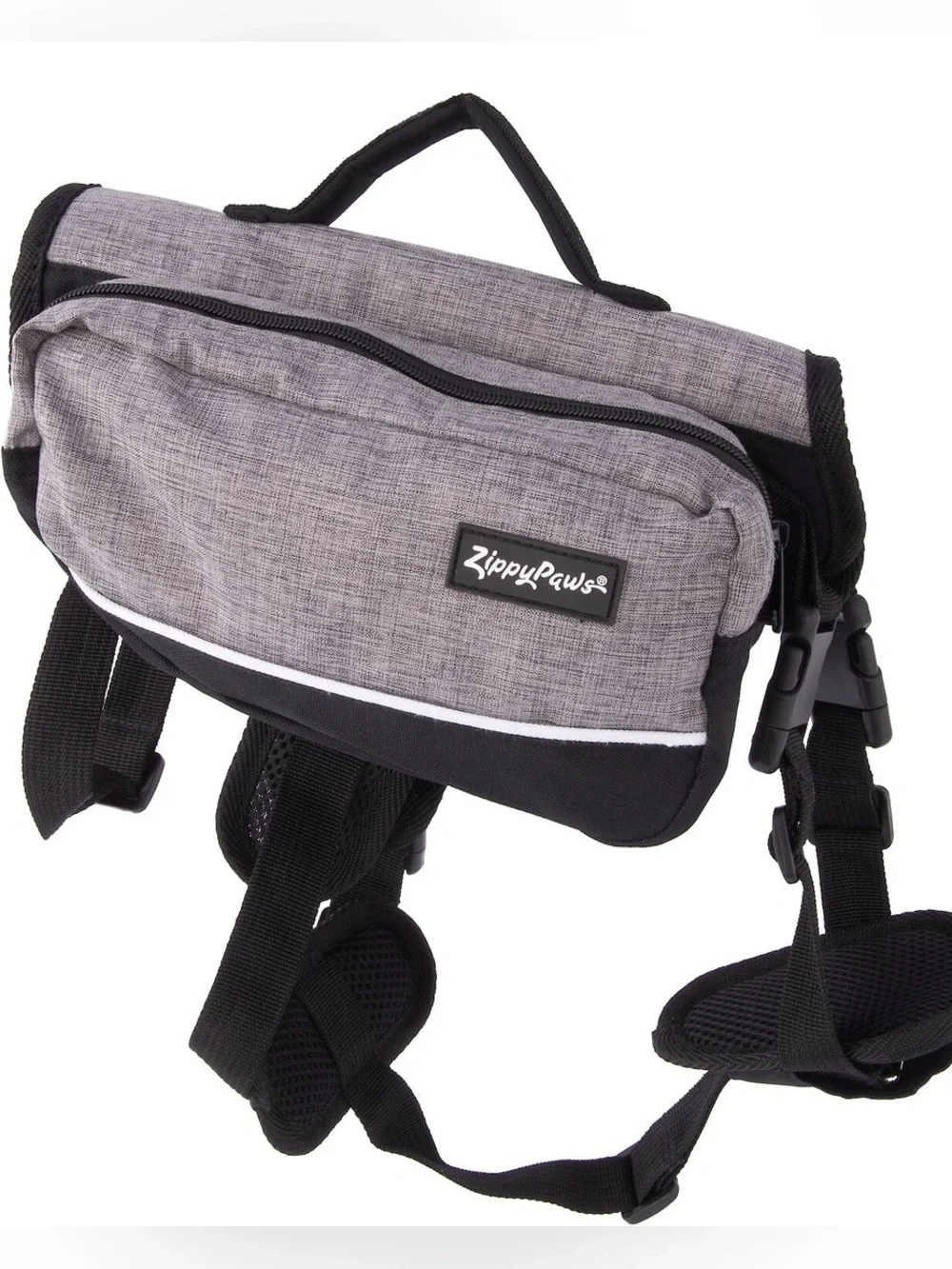 ZippyPaws Adventure Dog Backpack, Graphite X-Large